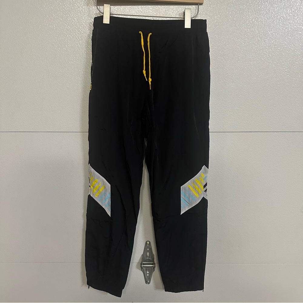 Sergio Tacchini Black Joggers Windbreaker Pants